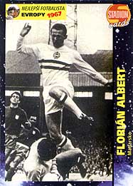 Award Gold Ball row - Florián Albert (1967)
