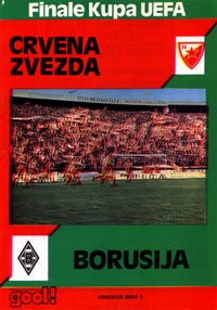 program: CZ Belgrad - Borussia MG 78/9 UEFA Cup Final