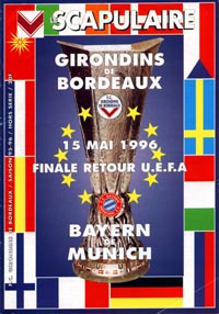 program: Bordeaux - München 95/6 UEFA Cup Final